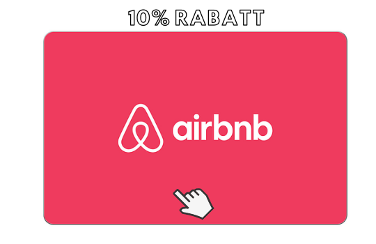 Das perfekte Weihnachtsgeschenk gibt es: Kaufen Sie Airbnb-Geschenkkarten mit 10 % Rabatt!