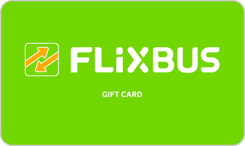 Gift card Flixbus